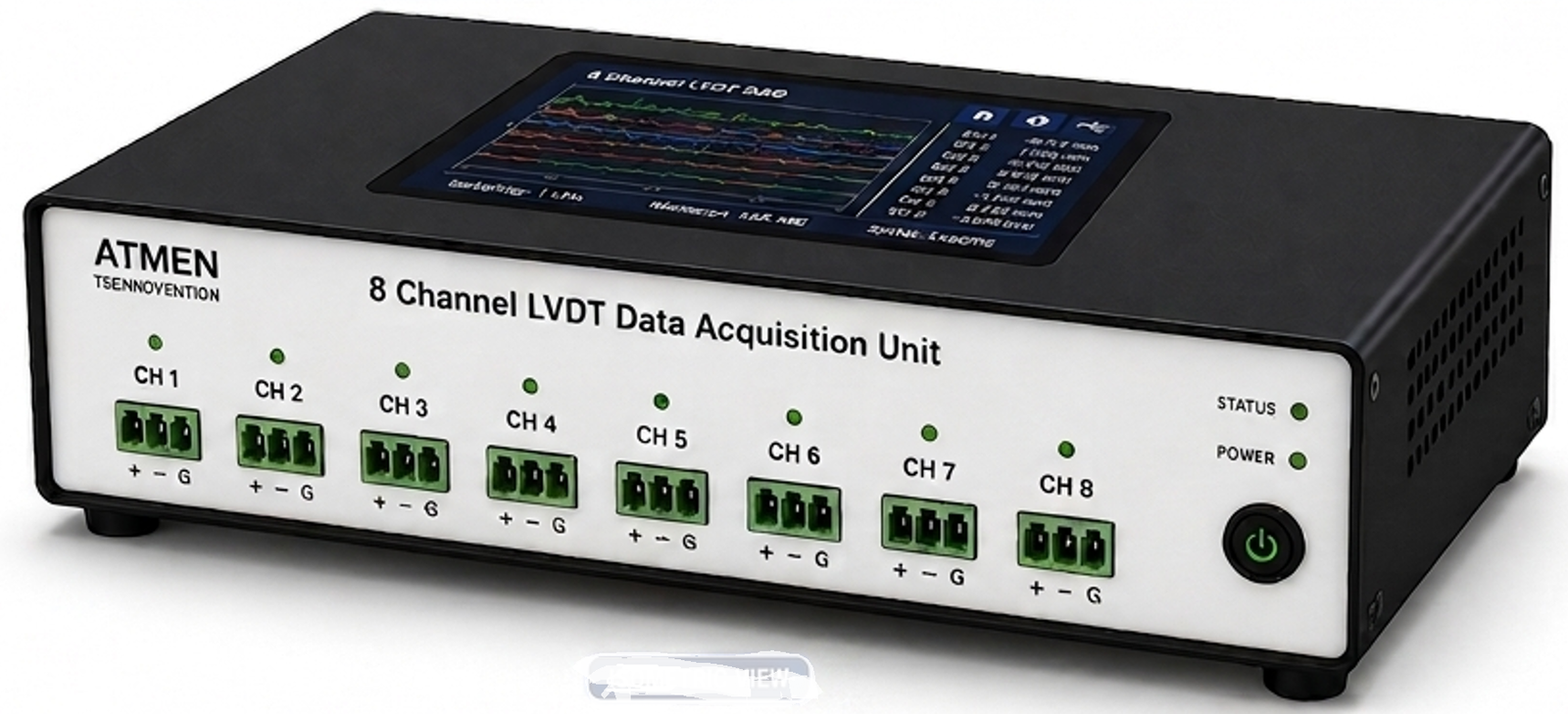 LVDTDAQ 8-channel data acquisition unit